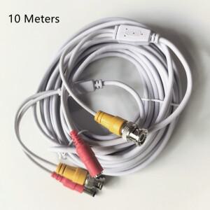 5/10/20 미터 BNC + DC 커넥터 2 in 1 CCTV 케이블 동축 비디오 전원 AHD 카메라 아날로그 DVR 시스템 용