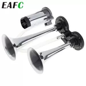 에어혼 화물차 크락션 EAFC 150DB 자동차 에어 호른 슈퍼 하이 피치 전기 더블 튜브 신호 사이렌 트럭 RV