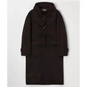 LOFI 오버핏 스테디 더플 코트 (브라운) 370696