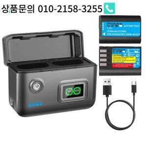 파나소닉 루믹스 S5II GH6 DC-S9용 DMW-BLK22 충전식 배터리 및 고속