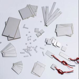 PZT5 피에조 세라믹 플레이트 사각 압전 웨이퍼 초음파 센서 변환기 초박형 칩 5 개