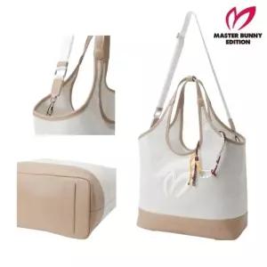 MASTER BUNNY 여성 골프 수납 좋은 라인 배색 보스턴백 21-E1BB102