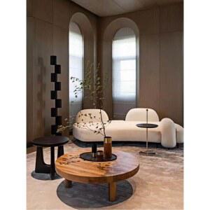 통원목 좌식테이블 낮은 좌탁 우드 원목좌탁 60xH40 두께 소나무 다도 인테리어 쇼파