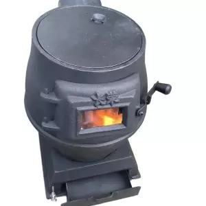 주물 난로 가정용 화덕 군고구마 화목난로 쿠킹 화로 무쇠 소형 펜션 고급형 불멍