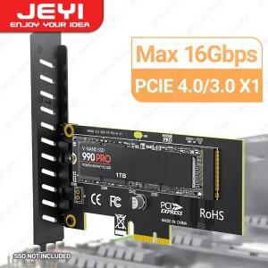 JEYI 데스크탑 PC용 어댑터 카드 2280 SSD PCIe 3.0 4.0 확장 PCI-E GEN4 16Gbps 풀 스피드 SK1 M.2 NVME S