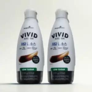 비비드키친 저당 굴소스 310g 2개 다이어트소스 감칠맛 저당 굴소스 310g/2개