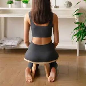 좌식 기도의자 다도의자 무릎꿇기 원목 명상 요가