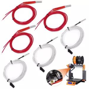 Prusa i3 MK3/MK3S+용 YIBEICO 히터 카트리지 및 써미스터 키트 24V 40W 히팅 튜브 요소 + 고온 센서 써멀