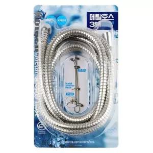 [콩심팥심]스텐 메탈 샤워 호스 샤워기줄 3M 교체 수전
