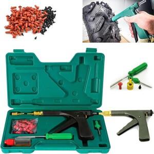 자동차 바이크 오토바이 자전거 비상 헤비 듀티 튜브리스 타이어 펑크 전문 수리 키트 도구 70pcs 고무 Bue