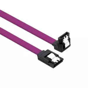 SATA2 1.5Gbs ㄱ형 lock 플랫 케이블 0.5m