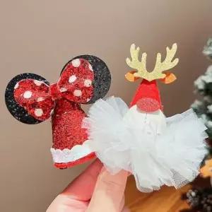 겨울 연말 크리스마스 파티 고깔 3종 집게핀 아동핀 머리핀 헤어핀