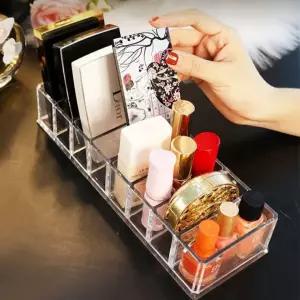 화장 품 립스틱 보관 대 서랍 정리 수납 함 8칸 화장품 트레이 화장대 선반 네일