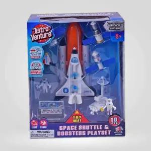 Astro Venture 우주왕복선과 부스터 플레이세트10P 우주왕복선 완구 우주놀이