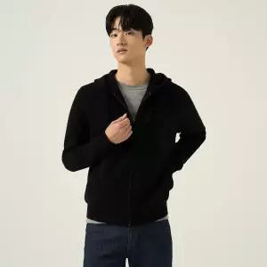 매장정품 BEANPOLE 빈폴 [빈폴] 베럴비 후드집업 니트 블랙 (BC595AC125) 921655