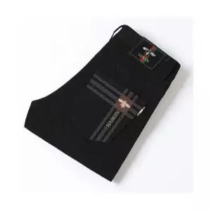 남성용 배기핏 바지 추동 꿀벌 프리미엄 블랙진 스판 스키니진 KS4