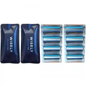 와이즐리 면도날 독일 SENS 부드러운면도 4개입 2개