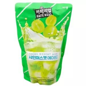 쿨샵 카페리얼 샤인머스캣에이드 파우치음료230ml10개