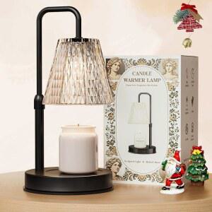 타이머 u2013 가능한 워머가 장착된 캔들 워머 램프, 크리스마스 선물용 높이 조절 여성 생일 선물, 전구 2개가 달린 새 홈 데코용 하우스 선물