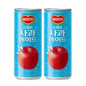 델몬트 스퀴즈 사과에이드 240mlx30캔