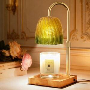 타이머 가능한 글로센트 캔들 워머 램프, 높이 조절 가능, 여성 여동생을 위한 크리스마스 선물, 병 캔들을 전기 멜트 워머, 하우스 워밍업, 룸 홈 오피스 장식