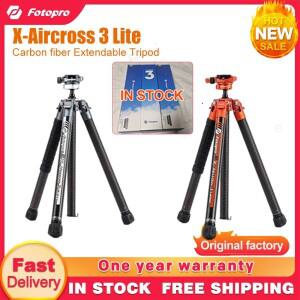 포토프로 X 에어크로스 3 라이트 전문가용 비디오 삼각대 확장형 경량 10kg 페이로드 카본 파이버 (DSLR 카