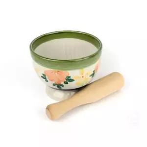 절구통 대 마늘다지기 도자기 디자인 절구 세련