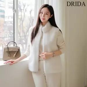 겨울 페이크퍼 빅사이즈 베스트 집업 조끼 캐주얼 등원 출근 마실룩 미시 엄마옷