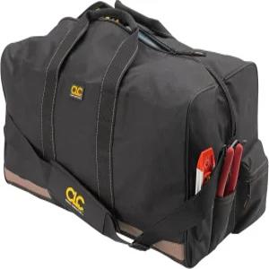 CLC 커스텀 가죽 공예 1111 24인치. 7개의 외부 포켓이 있는 다용도 건설 장비 가방