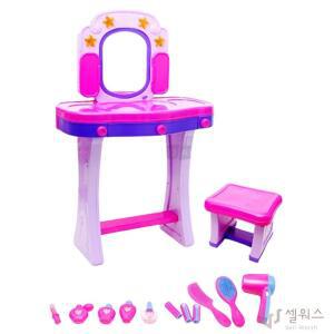 멜로디 화장대 소품 세트 여자아이 메이크업 장난감