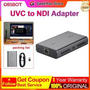 OBSBOT UVC to NDI 어댑터는 연결용으로 변환하여 최대 UHD 4K60 출력 해상도를 제공합니다.