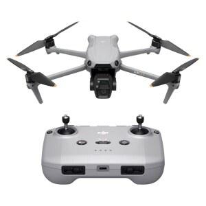 DJI Air 3S (RC-N3), 카메라 4K가 장착된 드론, 1인치 CMOS 광각 카메라가 듀얼 4K / 60fps HDR 비디오 및 14개의 다이내믹 레인지 정지, 최대 비행 시간 45분, 전송 거리 20km