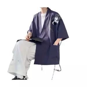 남친 가디건 브이넥 에스닉 자수 도포 망토 캐주얼부 코트 외투 봄여름 패피5