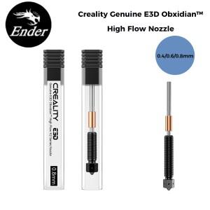 Creality E3D Obxidian K2 Plus Hi 3d 프린터 0.4mm/0.6mm/0.8mm용 고유량 노즐 어셈블리 시리즈