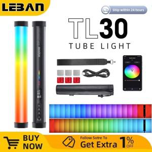 고독스 TL 30 파보 튜브 라이트 RGB 컬러 사진 조명 핸드헬드 스틱 앱  제어 비디오 영화 브이로그용