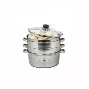 [콩심팥심]찜기 스테인리스 만두 찜솥 물솥 유리뚜껑 포함