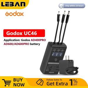 Godox UC46 3-in-1 충전기 다중 인터페이스 AD400PRO/AD600/AD600PRO 배터리에 적합