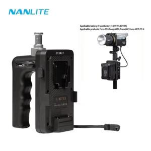 Nanlite BT-BG-V V-마운트 배터리 그립(DC 커넥터 포함) Forza 60 II