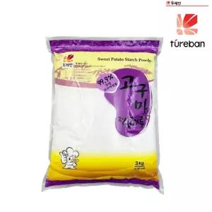 뚜레반 국산 고구마전분가루 3kg