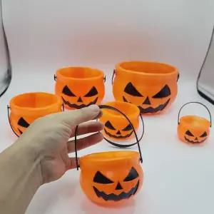 할로윈 호박 바구니 8.5cm 소형 답례품 파티 선물 꾸미기 M50463