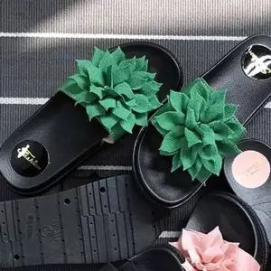 푹신한 플로라 여성 여름 EVA 슬리퍼 굽높이 그 GWM