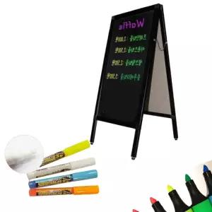 카페 메뉴판 블랙보드 흑 칠판 형광 A형 입간판