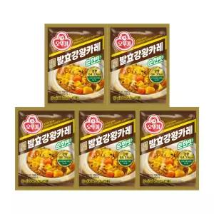 오뚜기 백세발효강황카레 순한맛, 80g, 5개