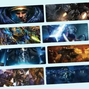 스타크래프트 게이밍장패드 L 800x300x4mm