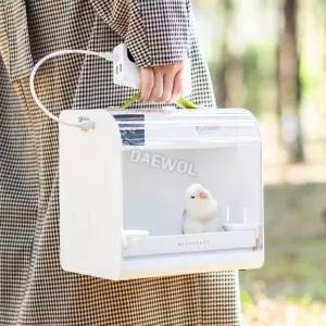 앵무새 이동장 육추기 운반 항온 휴대용 외출 저소음