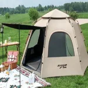 자동 접는 경량 휴대용 야외 가족 텐트 방수 치기쉬운