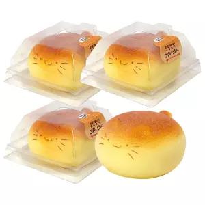 4개 조선문방구 말랑빵떡 고양이 스퀴시 세트