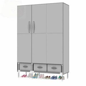 옷장 간이옷장 가구 커버 서랍장 이불장 경제적인 비키니 수납장 조립식 페브릭 비키니장