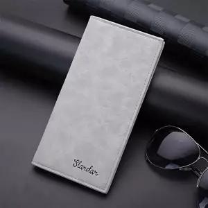 남성가죽지갑 슬림 장지갑 남성 지갑 PU소재 얇은