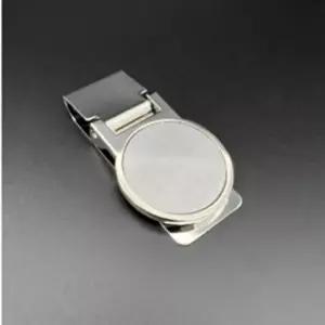 머니클립여성 고급 원형 실버 메탈 머니클립 지폐클립 지폐보관